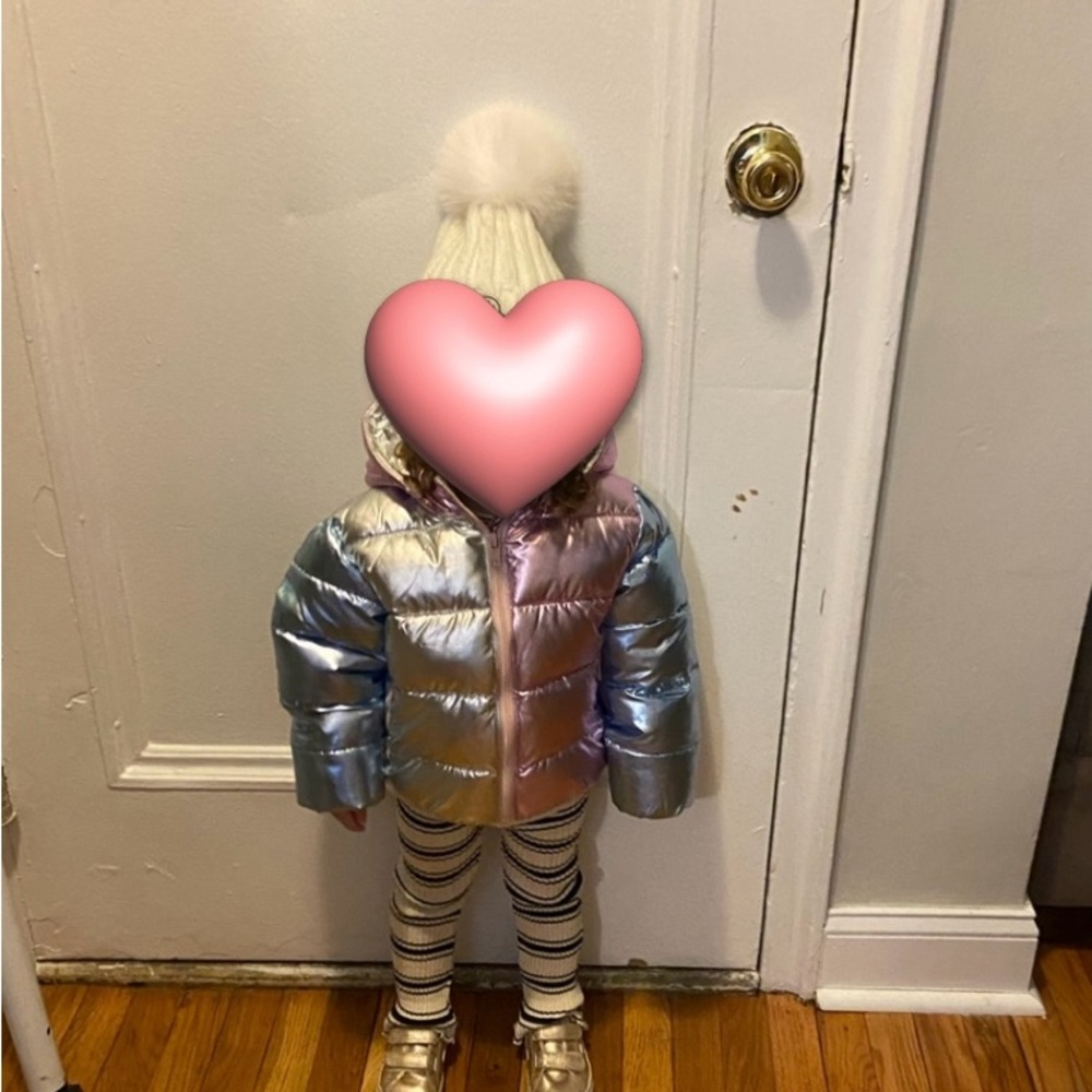 Iridescent Puffer Jacket